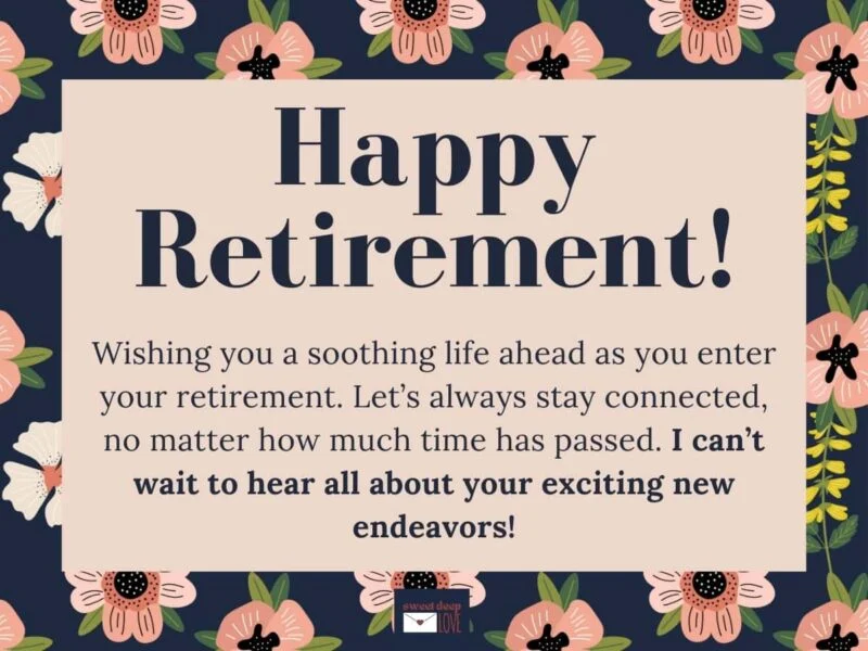 happy retirement wishes