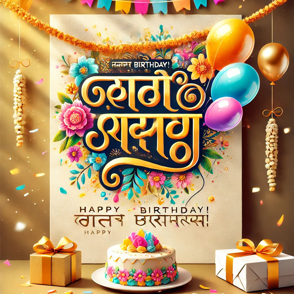 Birthday wishes for father in Marathi