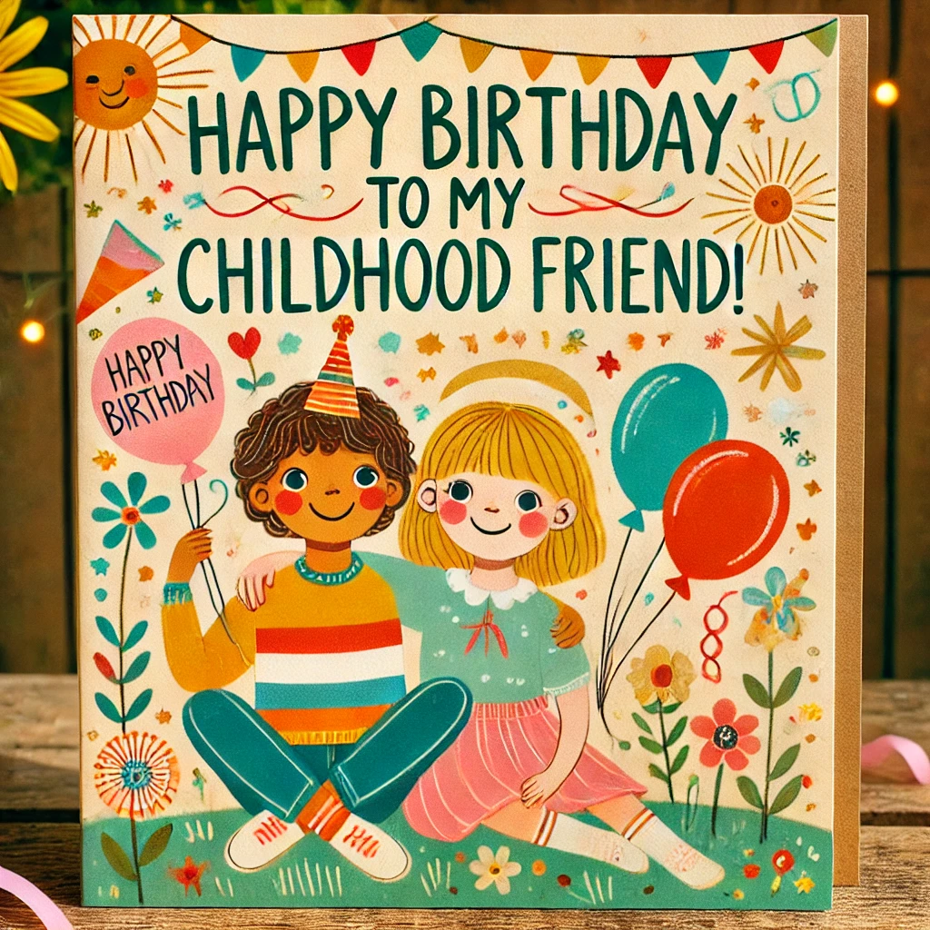 Birthday wishes for childhhod friend