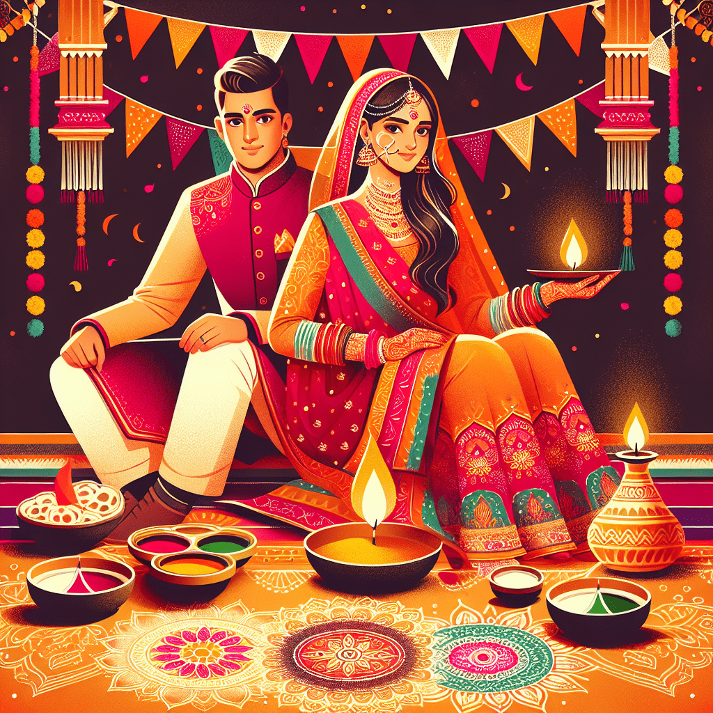 Unique Lohri Greetings for Newlyweds to Celebrate Love
