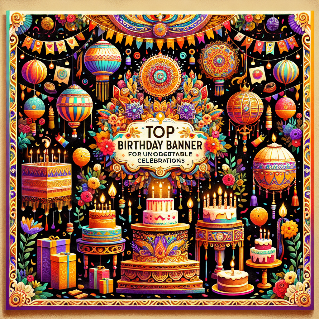 Top Birthday Banner Ideas for Unforgettable Celebrations